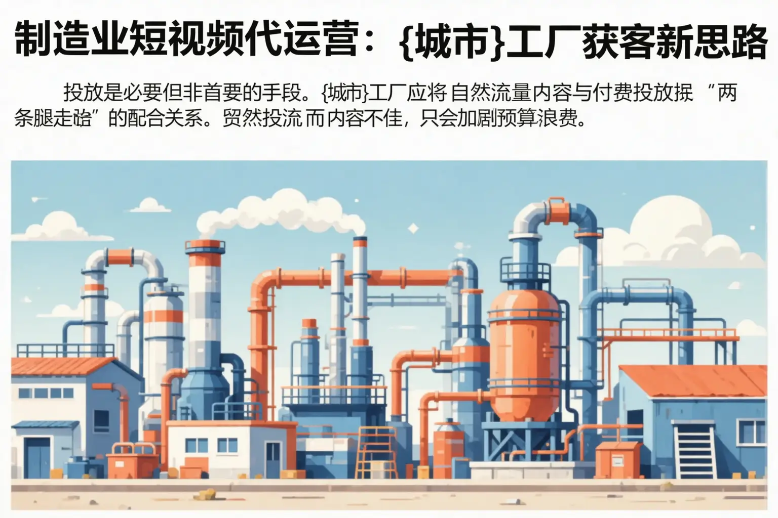 制造业短视频代运营:阿勒泰工厂获客新思路