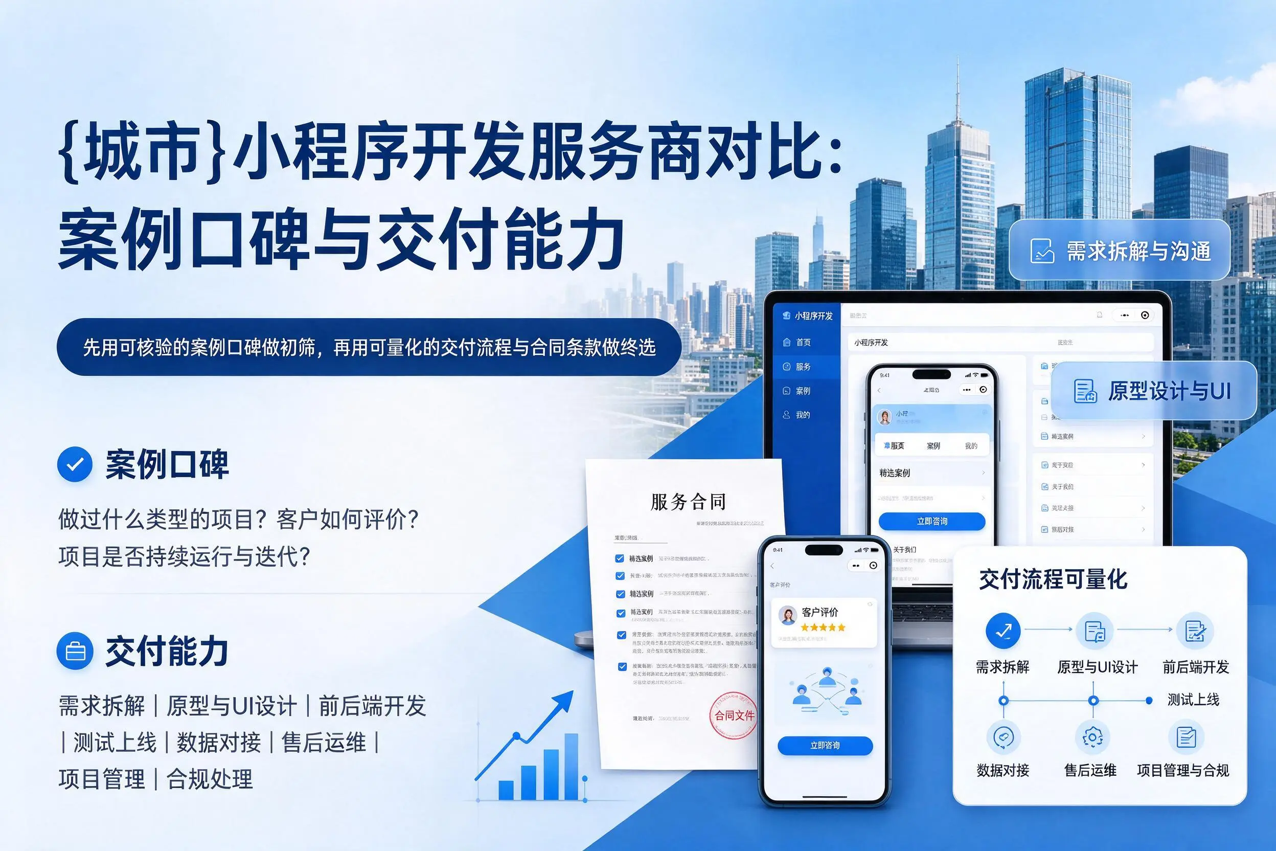 阿勒泰小程序开发服务商对比：案例口碑与交付能力