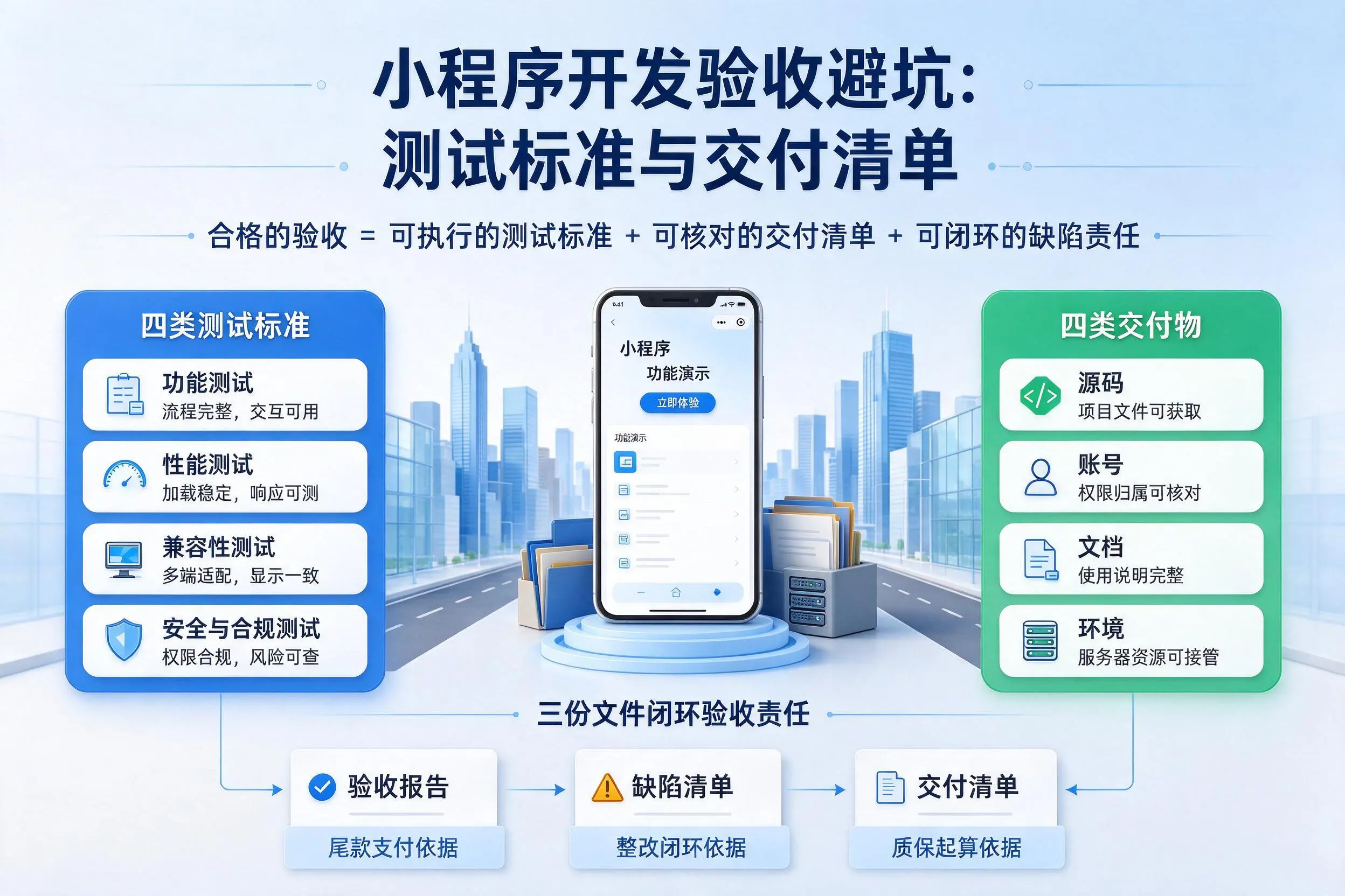 阿勒泰小程序开发验收避坑：测试标准与交付清单