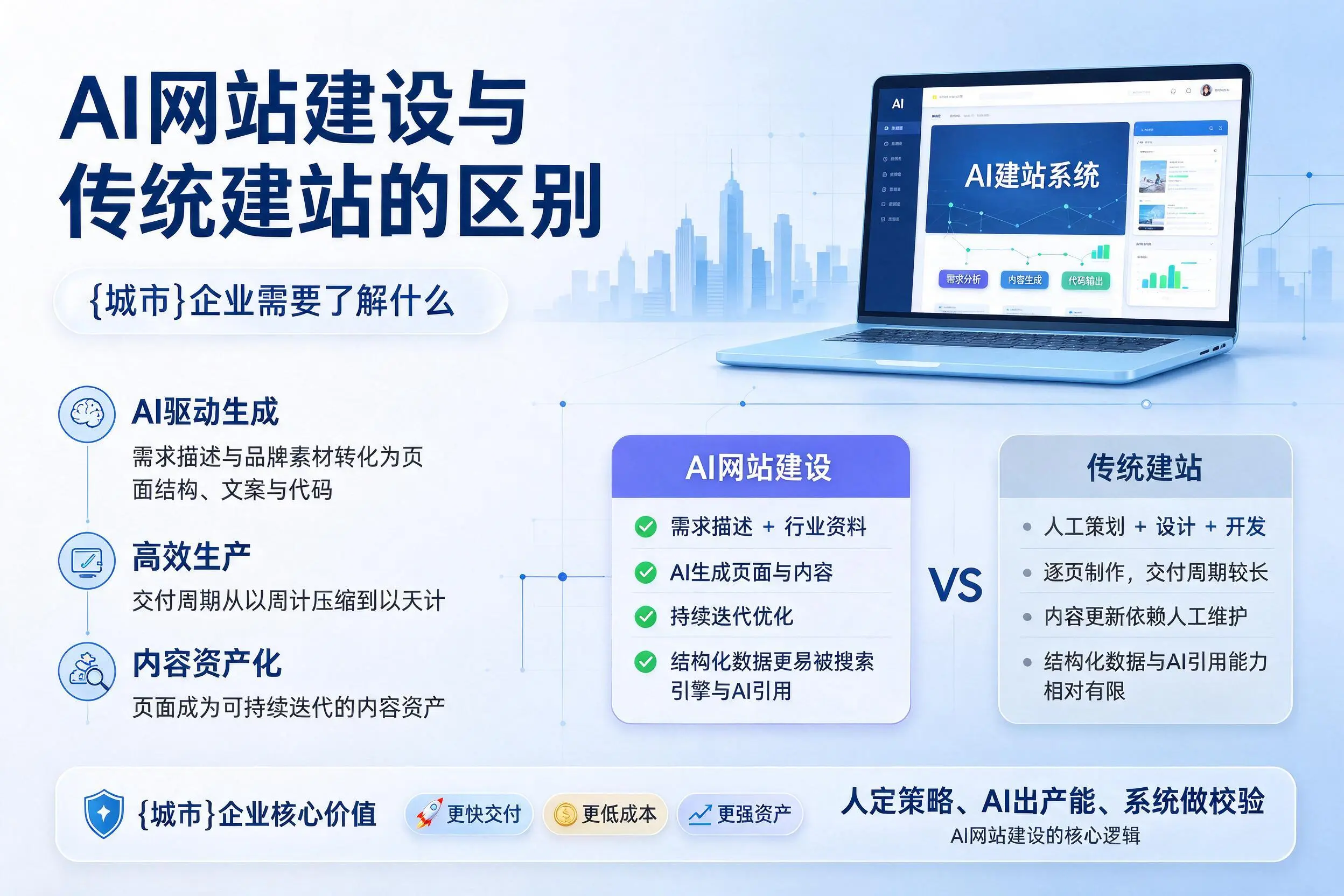 AI网站建设与传统建站的区别，阿勒泰企业需要了解什么