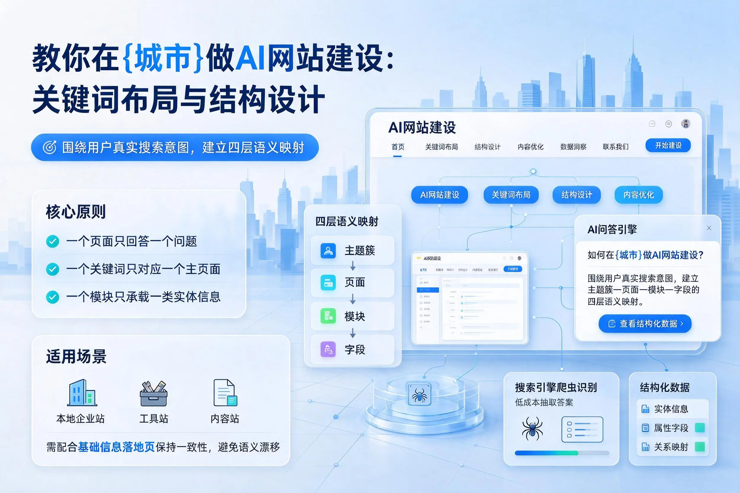 教你在阿勒泰做AI网站建设:关键词布局与结构设计