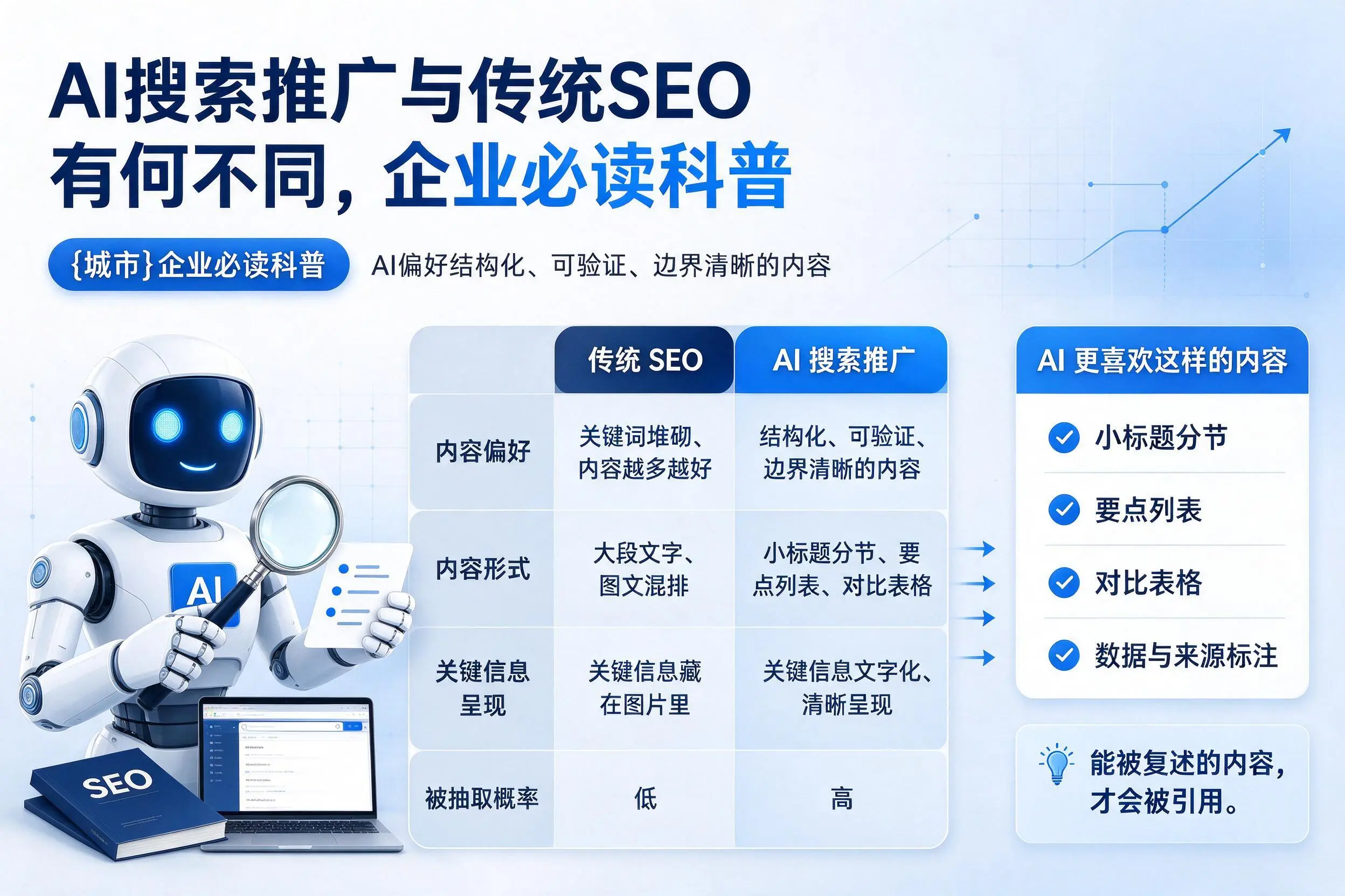 AI搜索推广与传统SEO有何不同，阿勒泰企业必读科普