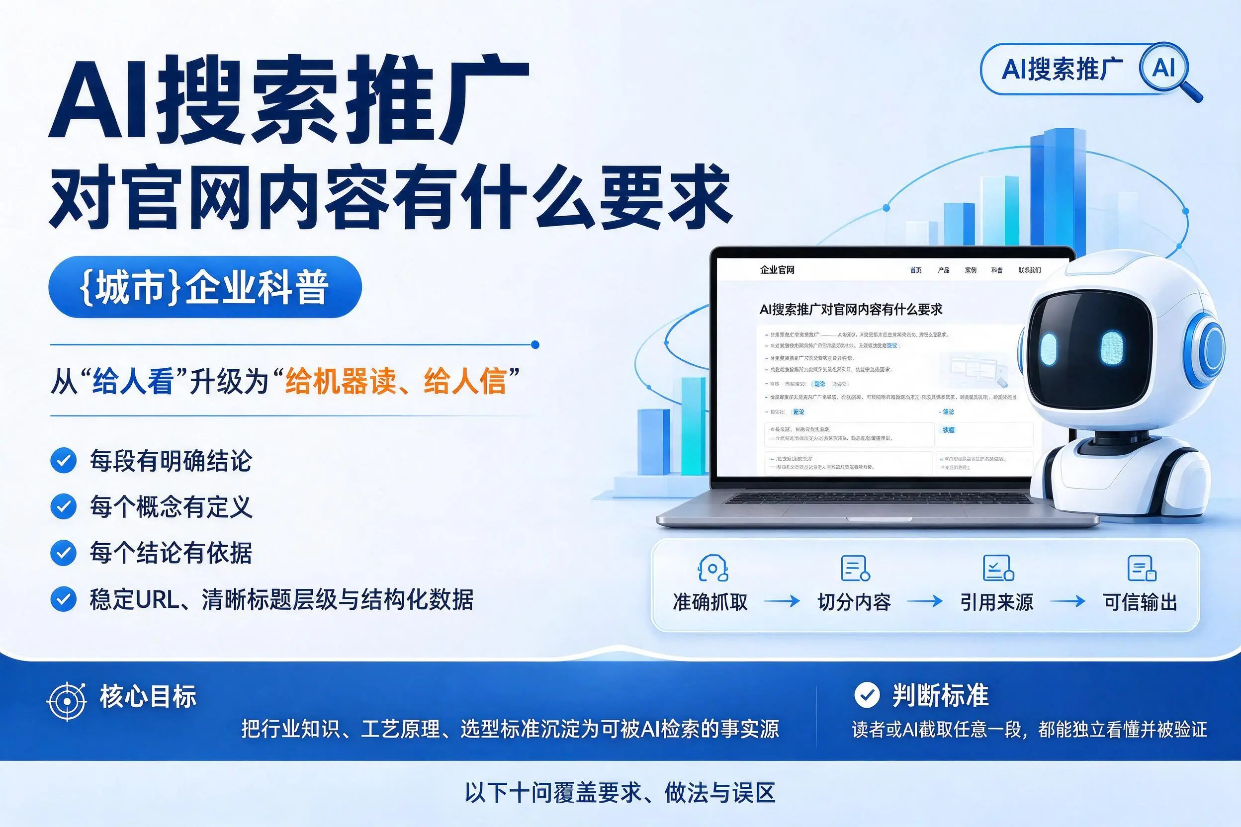 AI搜索推广对官网内容有什么要求，阿勒泰企业科普